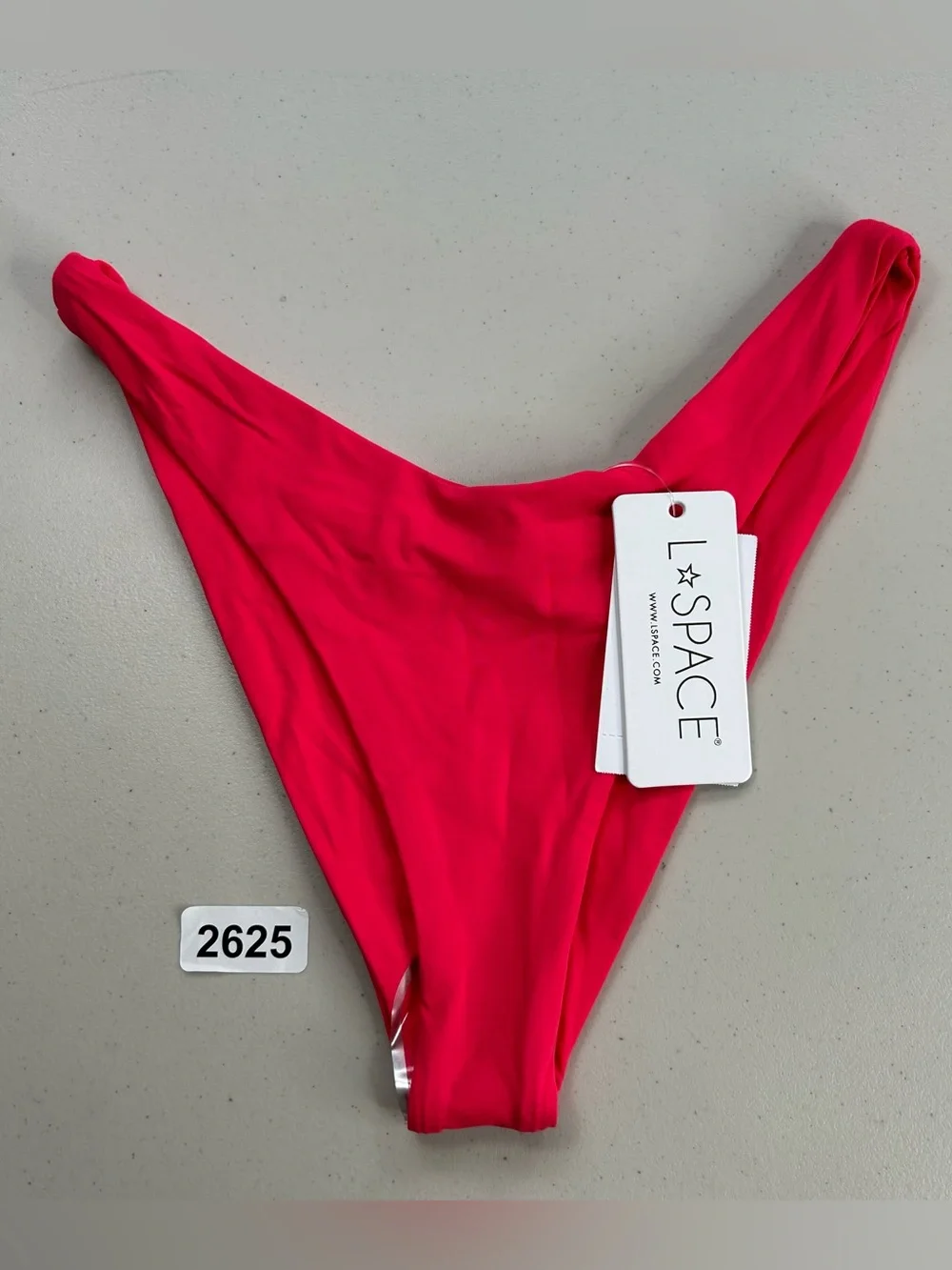 L*Space Cabana Bikini Bitsy Bottom in Lipstick Red Size XS New
